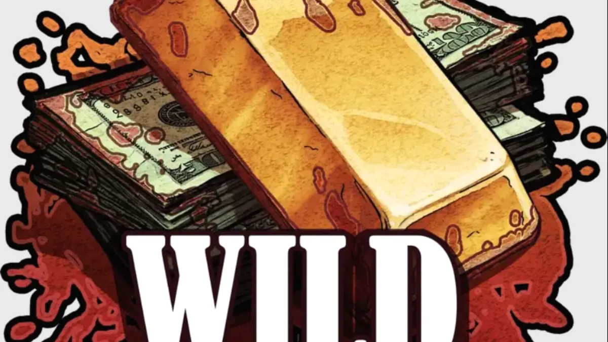 Tampilan visual slot Revolvero dengan tema western yang berdebu dan penuh aksi.
